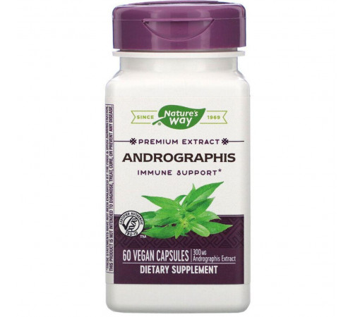 Андрографіс Nature's Way Andrographis 300 мг 60 капсул