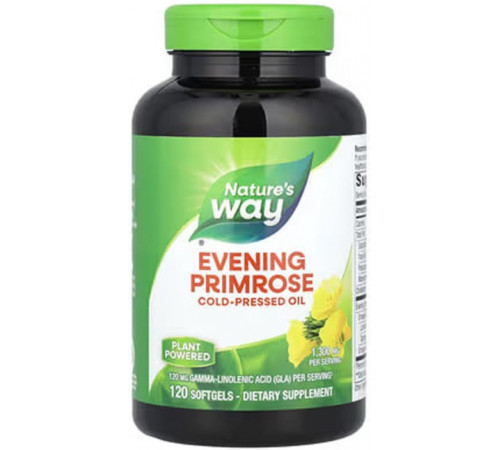 Олія примули вечірньої Nature's Way Evening Primrose 1300 мг 120 гелевих капсул