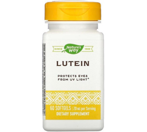 Лютеїн Nature's Way Lutein 20 мг 60 капсул