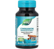 Экстракт корицы Nature's Way Cinnamon 60 капсул