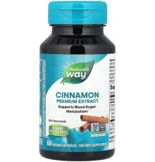 Экстракт корицы Nature's Way Cinnamon 60 капсул