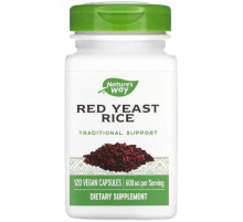 Червоний дріжджовий рис Nature's Way Red Yeast Rice 600 мг 120 капсул