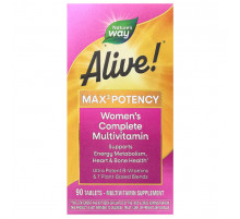 Витамины для женщин Nature's Way Alive Complete Multivitamin 90 таблеток