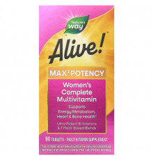 Вітаміни для жінок Nature's Way Alive Complete Multivitamin 90 таблеток