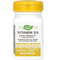 Витамин Д3 Nature's Way  Vitamin D3 50 мкг (2000 МЕ) 120 капс