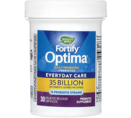 Пробиотики и пребиотики для пищевареня Natures Way Daily Probiotic + Prebiotics 30 капс