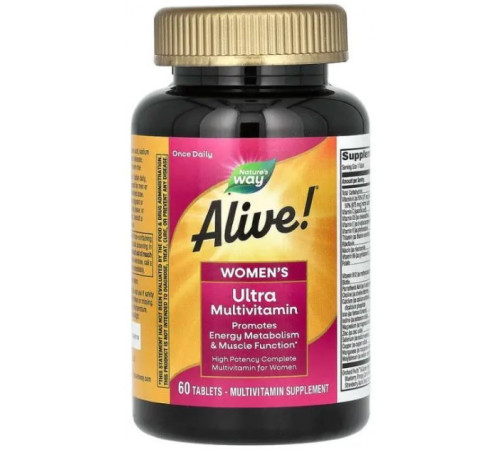 Мультивитамины для женщин Nature's Way Alive! Women's Multi-Vitamin 60 таблеток