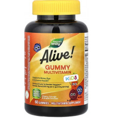 Мультивітаміни для дітей  Nature's Way, Alive! Multi-Vitamin for Children 60 жев конф фрукти