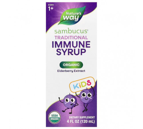 Чорна бузина для дітей Nature's Way Sambucus for Kids 120 мл
