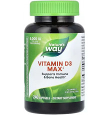 Вітамін Д-3 Nature's Way Vitamin D3 Max макс сила 125 мкг 240 гел капс