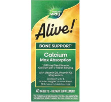 Кальцій для кісток Nature's Way, Alive! Calcium 60 таб