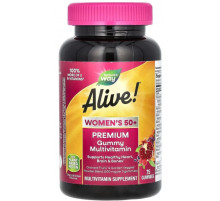 Мультивітаміни для жінок 50+ Nature's Way Alive! Women's 50+ 75 жев конф вишня виноград