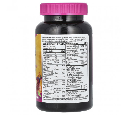 Мультивитамины для женщин Nature's Way Alive! Women's Gummy Vitamins 60 жев таб ягоды