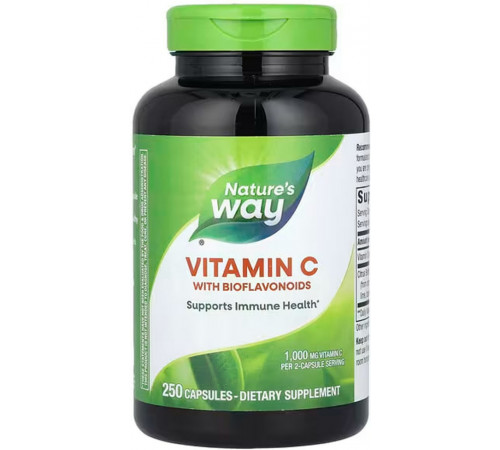 Витамин С с биофлавоноидами Natures Way Vitamin C with Bioflavonoids 250 капс