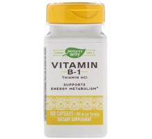 Тіамін Вітамін В1 Nature's Way Vitamin B1 100 мг 100 капсул