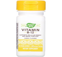 Вітамін В12 Nature's Way Vitamin B12 100 льодяники вишня