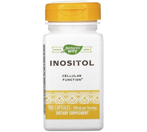 Инозитол Nature's Way Inositol 500 мг 100 капсул