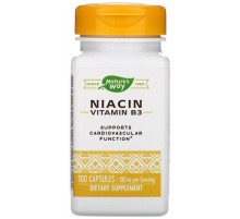 Вітамін В3 Ніацин Nature's Way Niacin 100 мг 100 капсул