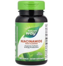 Витамин В3 Nature's Way Niacinamide 500 мг 100 веганских капсул