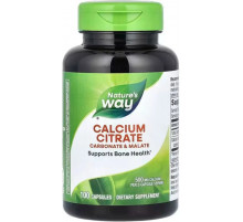 Цитрат кальцію для зубів кісток Nature's Way Calcium Citrate 500 мг 100 капс