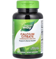 Цитрат кальция для зубов костей Nature's Way Calcium Citrate 500 мг 100 капс