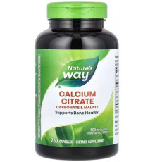 Цитрат кальция Nature's Way Calcium Citrate 500 мг 250 капсул