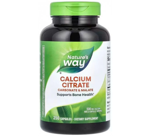 Цитрат кальция Nature's Way Calcium Citrate 500 мг 250 капсул