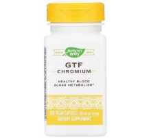 Хром полінікотінат  Nature's Way GTF Chromium 200 мкг 100 капсул