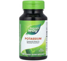 Калій Nature's Way Potassium 99 мг 100 капсул