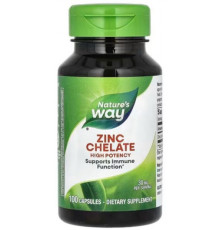 Цинк хелат Nature's Way Zinc Chelate 30 мг 100 капсул