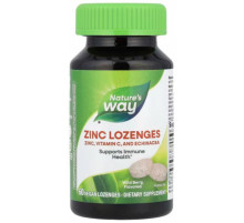 Цинк глюконат Nature's Way Zinc Lozenges 60 пастилок Ягоди