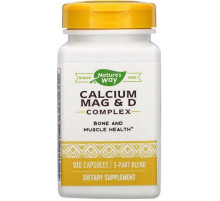 Кальцій та магнію Д3 Nature's Way Calcium Mag & D Complex 100 капс