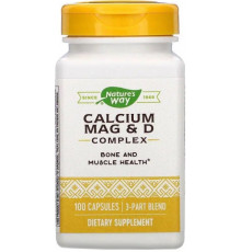 Кальцій та магнію Д3 Nature's Way Calcium Mag & D Complex 100 капс