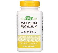 Кальцій магній та вітамін Д Nature's Way Calcium Mag & D 250 капс