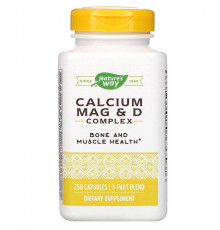 Кальцій магній та вітамін Д Nature's Way Calcium Mag & D 250 капс