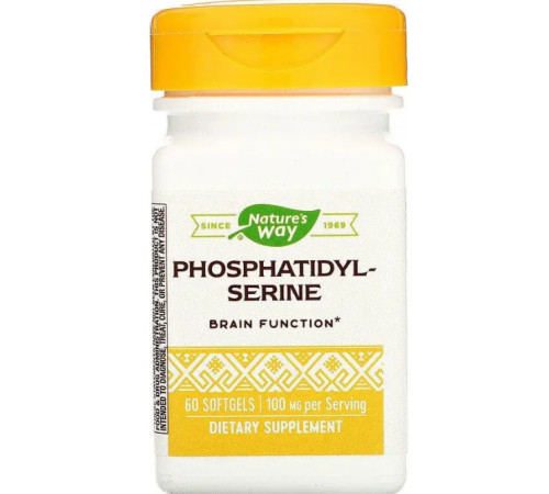 Фосфатидилсерин комплекс Nature's Way Phosphatidylserine 60 капс