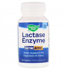 Лактаза Nature's Way Lactase 100 капсул