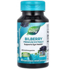 Чорниця для зору Nature's Way Bilberry 90 веганських капсул