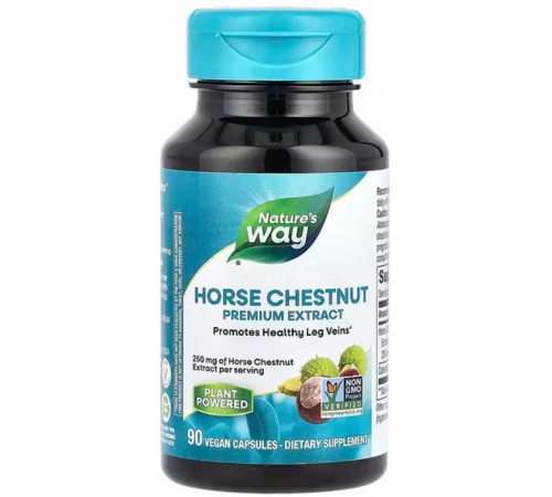 Конский каштан Nature's Way  Horse Chestnut 250 мг 90 капс