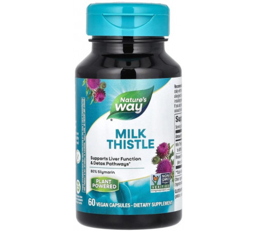 Розторопша Nature's Way Milk Thistle 60 капсул
