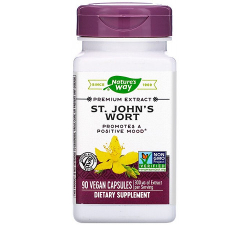 Звіробій Nature's Way St. John's Wort 300 мг 90 капсул