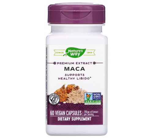 Мака Nature's Way Maca 350 мг 60 капсул