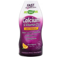 Кальцій Д3 Nature's Way Calcium & Vitamin D3 480 мл цитрус