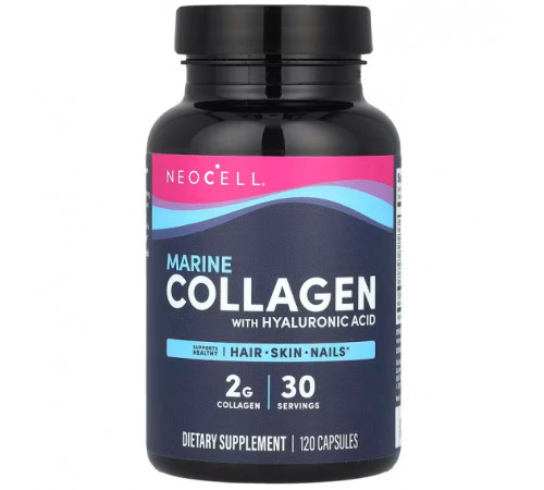 Морський колаген та гіалуронова кислота Neocell Marine Collagen 120 капс