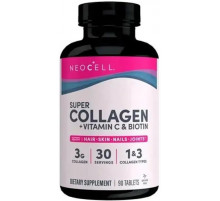 Колаген + вітамін С та біотин NeoCell Collagen + Vitamin C & Biotin 90 таб