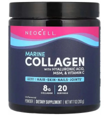 Морський колаген для волосся шкіри Neocell Marine Collagen 200 гр без смаку