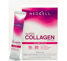 Говяжий коллаген 1 и 3 типа Neocell Super Collagen Peptides 20 стиков