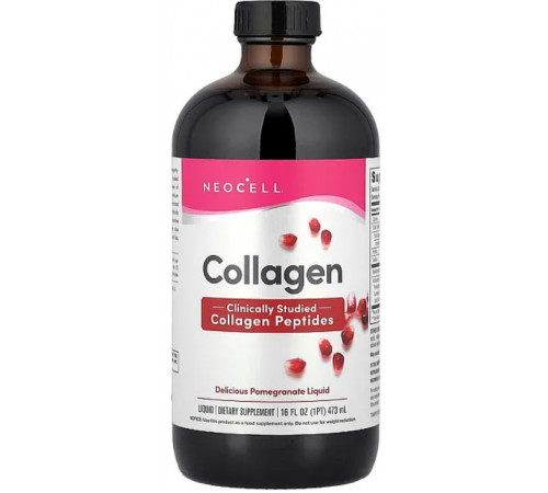 Колаген 1 та 3 типу для здоров'я суглобів NeoCell Collagen Type 1 & 3 Liquid 473 мл гранат