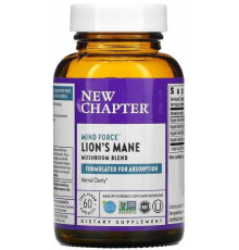 Їжавик гребінчастий New Chapter Lion's Mane 60 вег капс