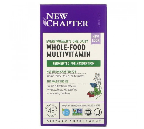 Витамины и минералы для женщин New Chapter Woman's One Daily Multi 48 таб